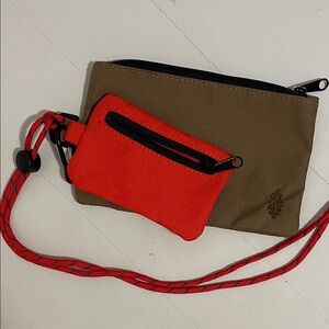 FP Movement by Free People Tan and Red Mini Bag Set